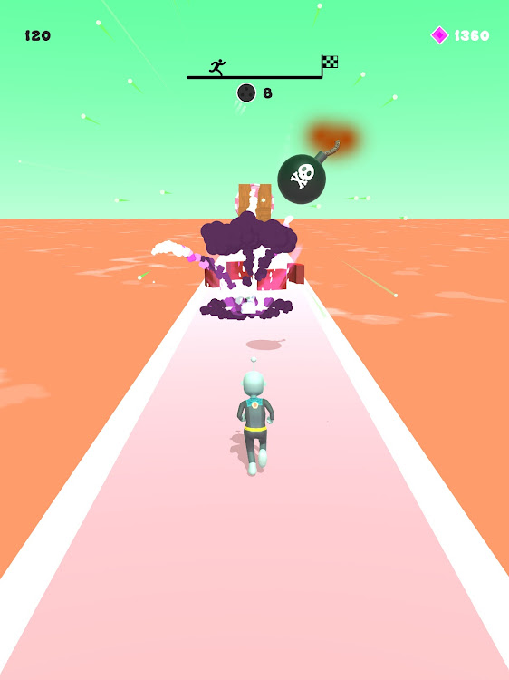 #9. KnockDown Run 3D - Fun Race 3D (Android) By: Supercode Games