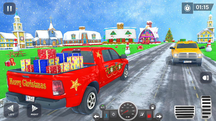 #5. Santa Transporter Truck Games (Android) By: Contra 3D Games