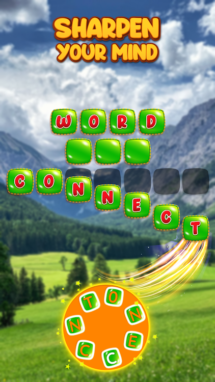 #2. Word Connect: Word scape game (Android) By: BigQ Apps