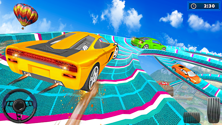 #3. Ultimate Mega Ramp Car Stunt (Android) By: Hexabin Games