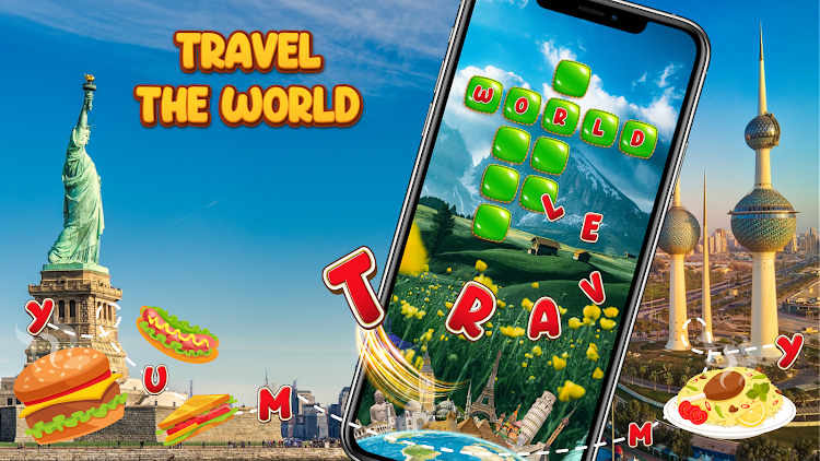 #6. Word Connect: Word scape game (Android) By: BigQ Apps