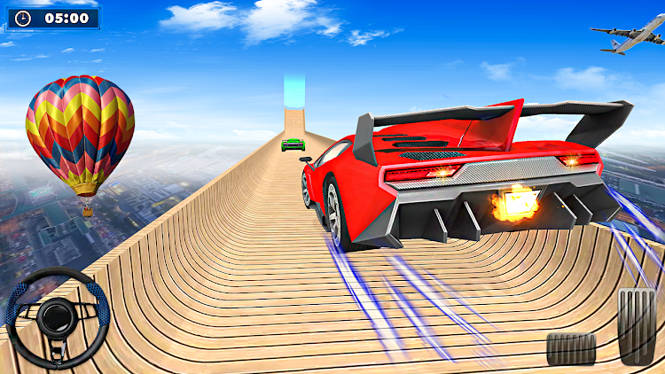 #4. Ultimate Mega Ramp Car Stunt (Android) By: Hexabin Games