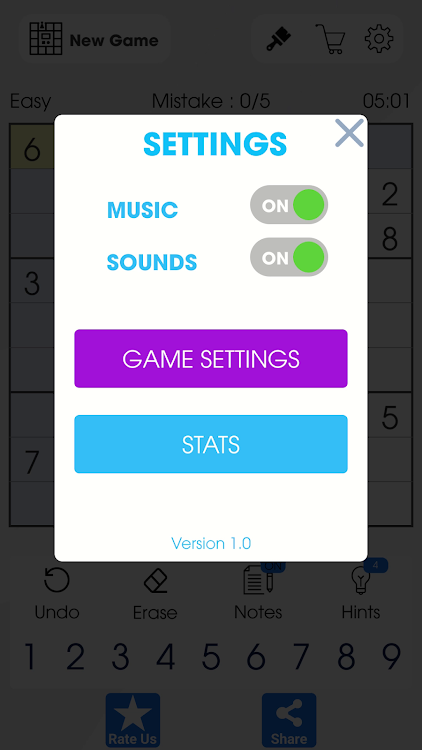 #4. Sudoku Fan (Android) By: Unikh Games