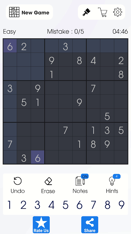 #9. Sudoku Fan (Android) By: Unikh Games