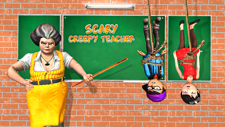 #2. Scary Creepy Teacher Evil Game (Android) By: Hexabin Games