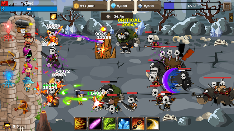 #5. Final Castle Defence:Idle RPG (Android) By: DH GAME