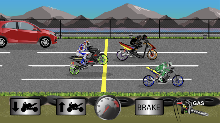 #4. Indonesia Drag Bike Racing (Android) By: Mari Berkembang