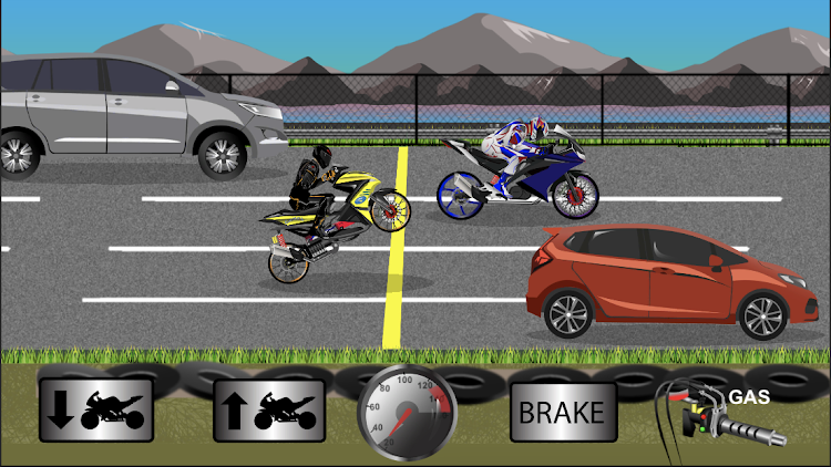 #5. Indonesia Drag Bike Racing (Android) By: Mari Berkembang