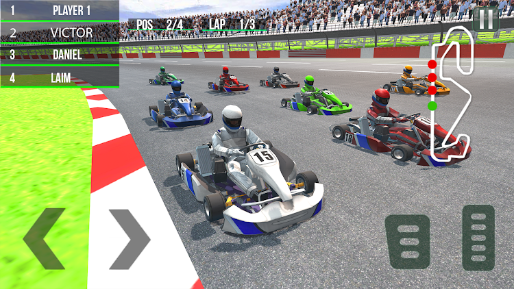 #2. Go Kart Racing Games Car Games (Android) By: TGame-Studio