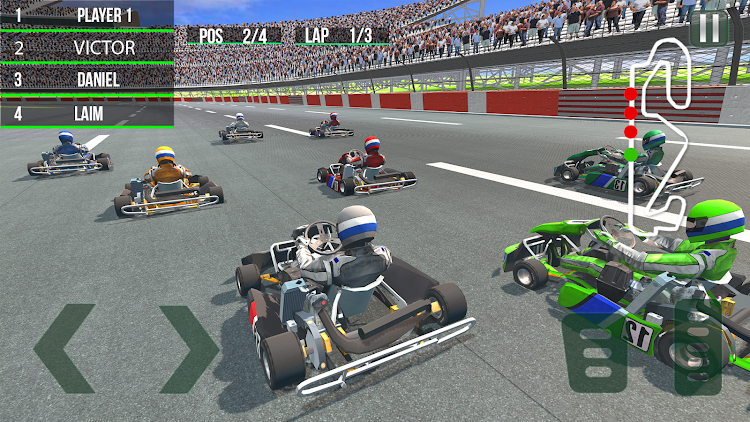 #3. Go Kart Racing Games Car Games (Android) By: TGame-Studio