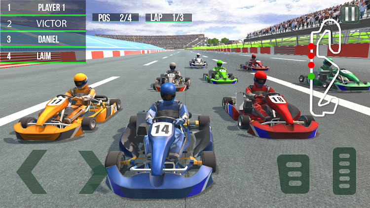 #7. Go Kart Racing Games Car Games (Android) By: TGame-Studio