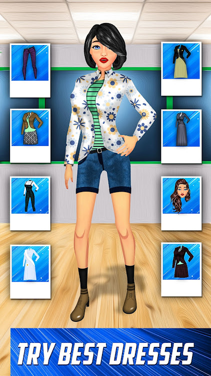 #5. School Girl Fashion Dress Up (Android) By: Game Barrels