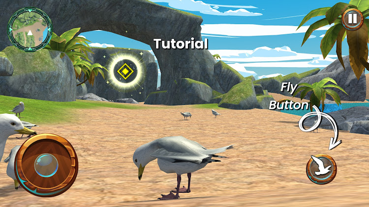 #6. Seagull Bird Life Simulator (Android) By: Legends Games Studio