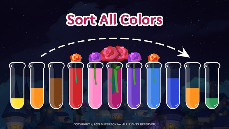 #9. Water Sort Master : Puzzle (Android) By: SUPERBOX Inc