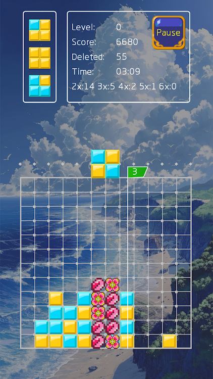 #8. Squares Only: Lumines Quest (Android) By: PocketStar