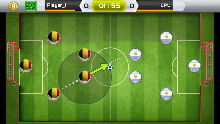 #6. Soccer Mania Striking (Android) By: Unikh Games