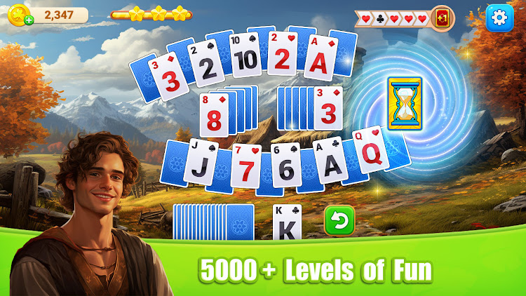 #3. TriPeaks Solitaire Offine (Android) By: wu game and apps