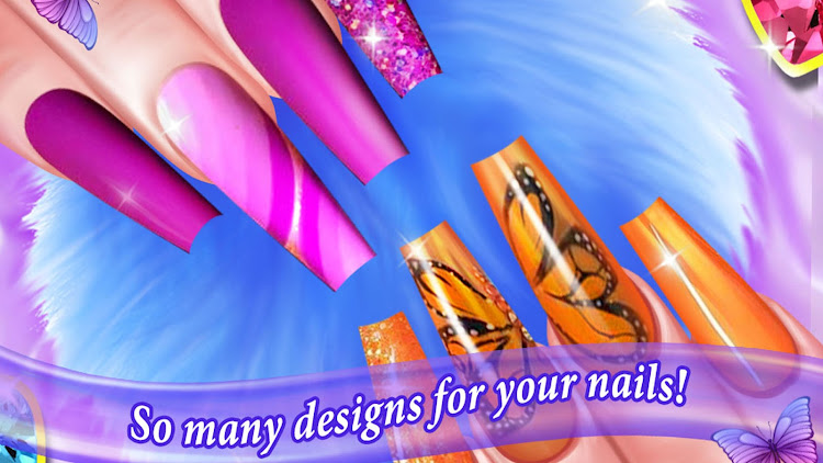 #6. Nail Art Salon Girls Game (Android) By: Play Nation