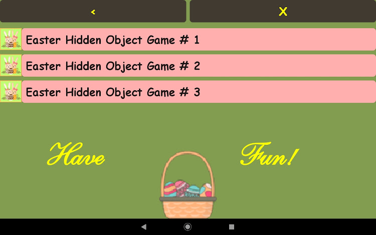 #2. Bunny Seek Game & Coloring App (Android) By: ml-dev