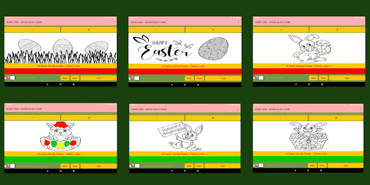 #7. Bunny Seek Game & Coloring App (Android) By: ml-dev