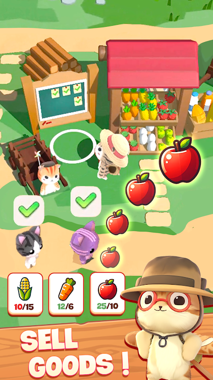 #5. Little Cat Farm: Idle Tycoon (Android) By: Imba Global