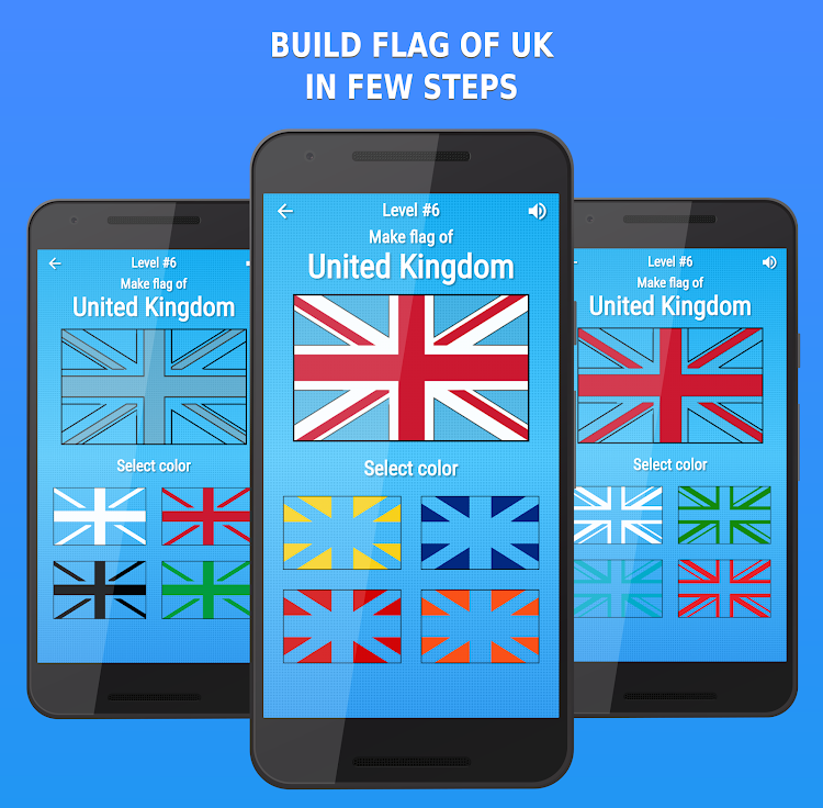 #2. Flag Puzzle Quiz (Android) By: Telum Apps