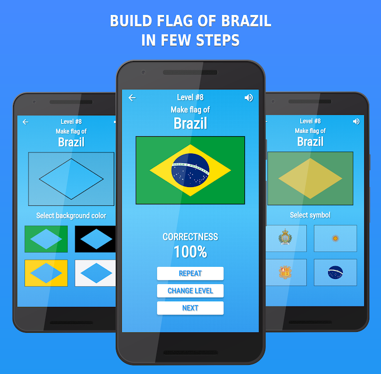 #4. Flag Puzzle Quiz (Android) By: Telum Apps