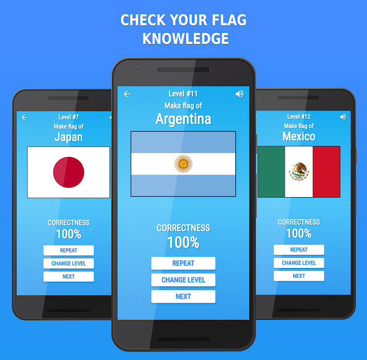 #5. Flag Puzzle Quiz (Android) By: Telum Apps