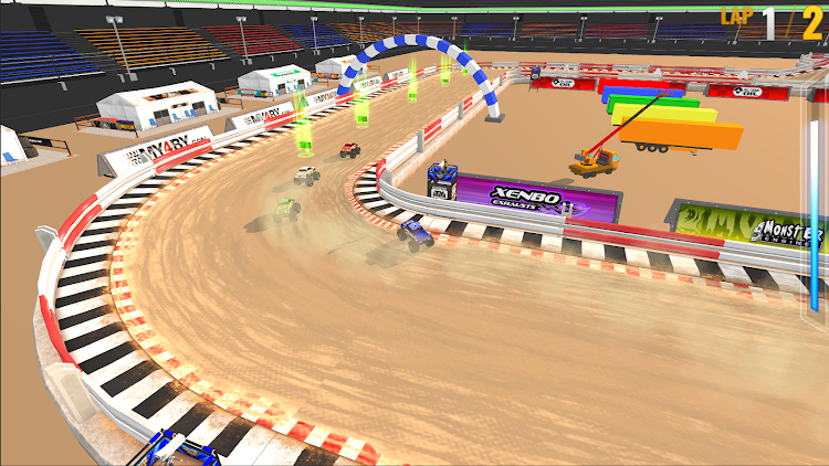 #6. SuperTrucks Offroad Racing (Android) By: Meltdown Interactive