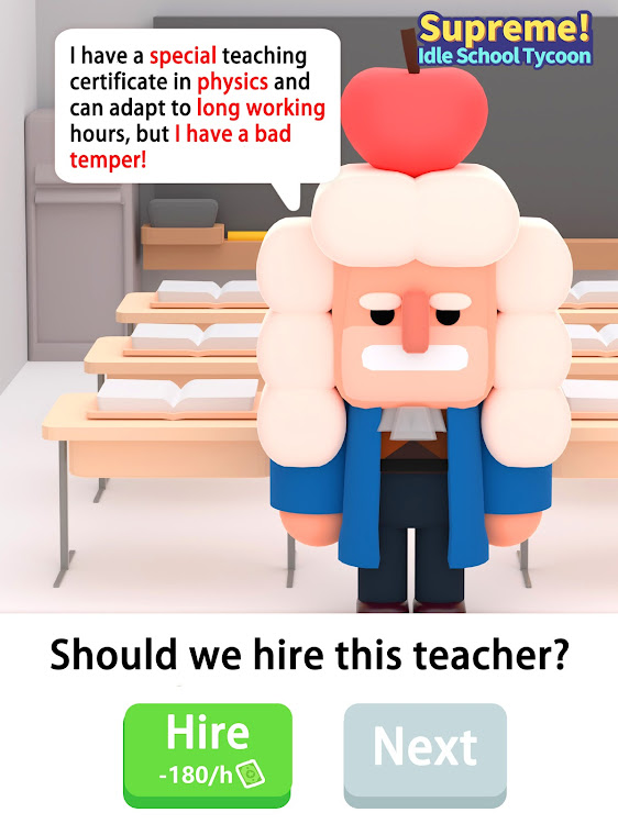 #7. Supreme! Idle School Tycoon (Android) By: ShimmerGames