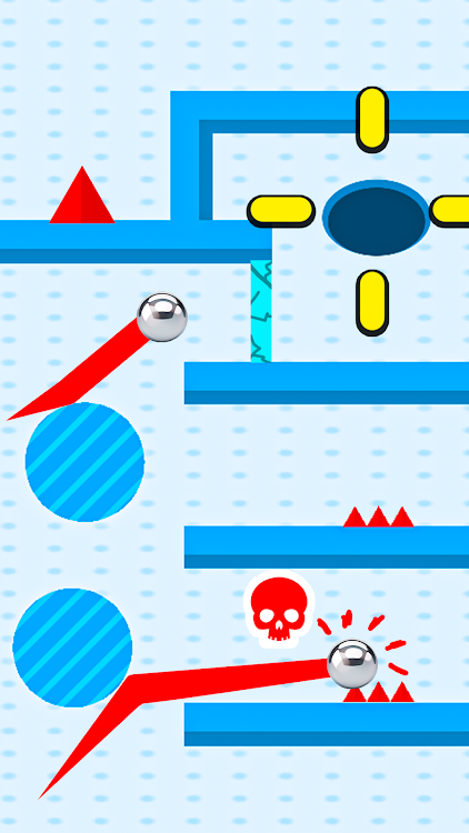 #3. Ball Escape - Bounce Puzzle (Android) By: bu4aru