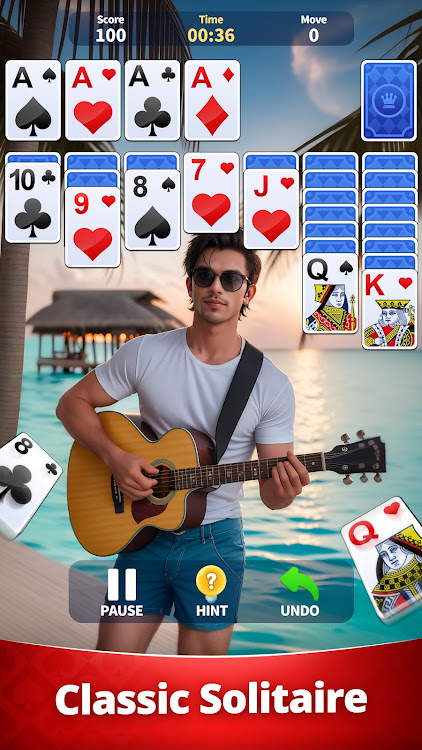 #7. Classic Solitaire: Dream Time (Android) By: Fancy Game