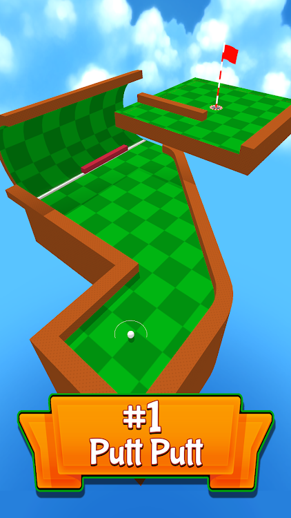 #4. Mini Golf Games: Putt Putt 3D (Android) By: Puzzle Cats