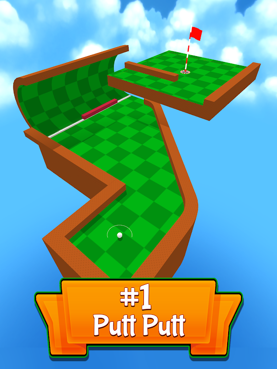 #10. Mini Golf Games: Putt Putt 3D (Android) By: Puzzle Cats