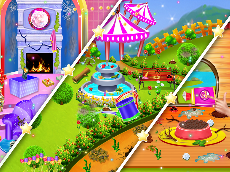 #6. Princess House Big Cleaning (Android) By: Tuni Games