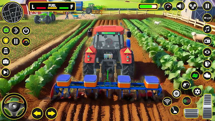 #2. Tractor Driving Farming Games (Android) By: LoopStack Studio