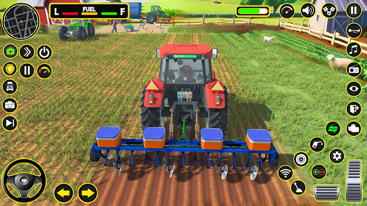 #3. Tractor Driving Farming Games (Android) By: LoopStack Studio