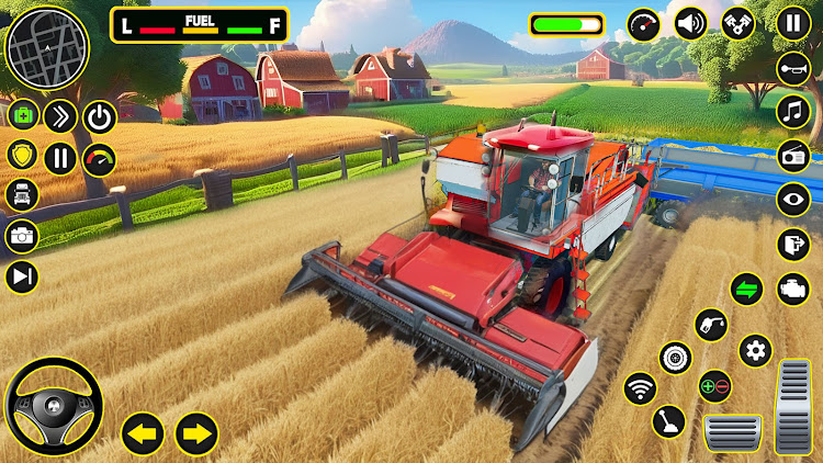 #6. Tractor Driving Farming Games (Android) By: LoopStack Studio