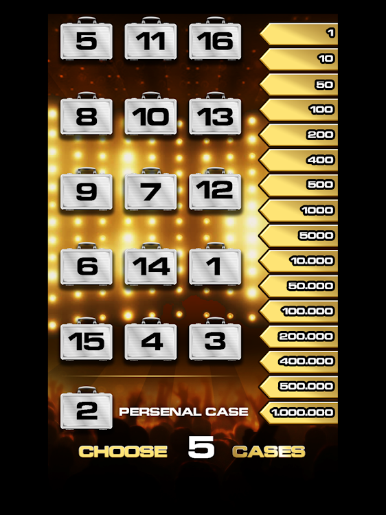 #8. Deal To Be A Millionaire (Android) By: Niceteen Games