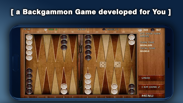 #7. Backgammon Games : 18 (Android) By: BP Board Games