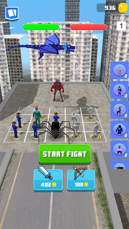 #6. Monster Battle Survivor Series (Android) By: Tiger 30 Studio