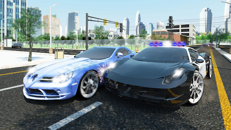 #4. Police Car Chase Driving Game (Android) By: Escape Games Studio