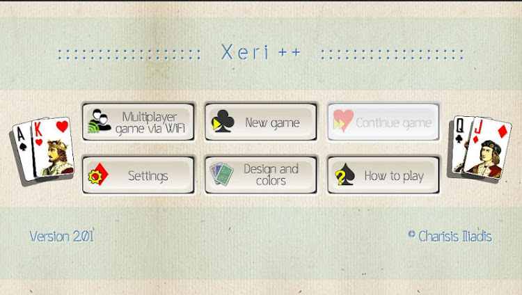 #7. Xeri+ (Card Game) N (Android) By: Iliadis Char