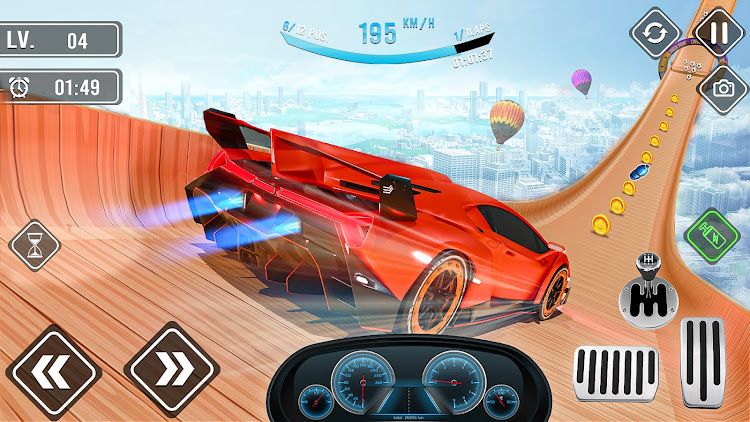 #5. Mega Ramps - Car Stunt Race (Android) By: Get 2 Play