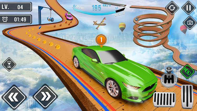 #8. Mega Ramps - Car Stunt Race (Android) By: Get 2 Play