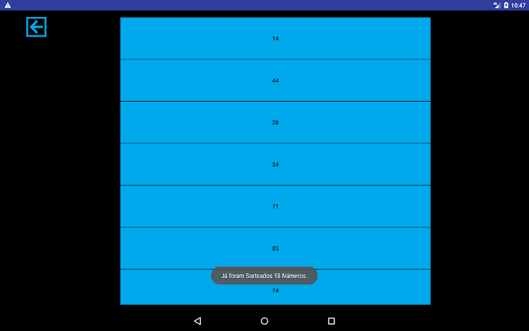 #7. Bingo Game (Android) By: Ricardo G.