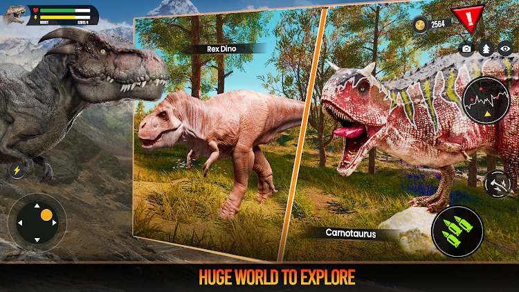 #4. Real Dino Hunting Games (Android) By: BMH Sol