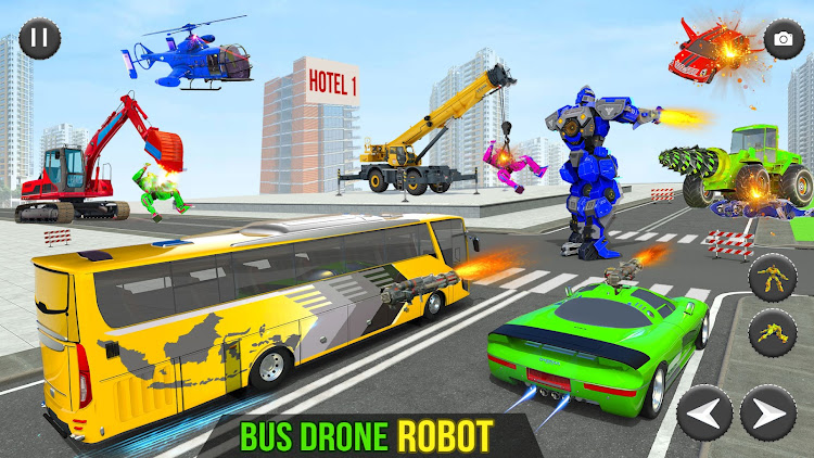 #6. Robots War– Car Transform Game (Android) By: Fast Games Studio Ltd.