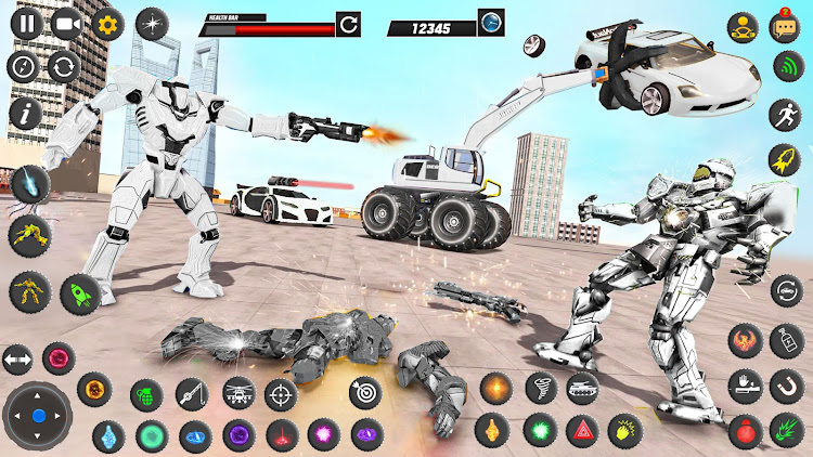 #8. Robots War– Car Transform Game (Android) By: Fast Games Studio Ltd.