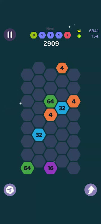 #5. Hexa Merge 2048 (Android) By: SeaApp